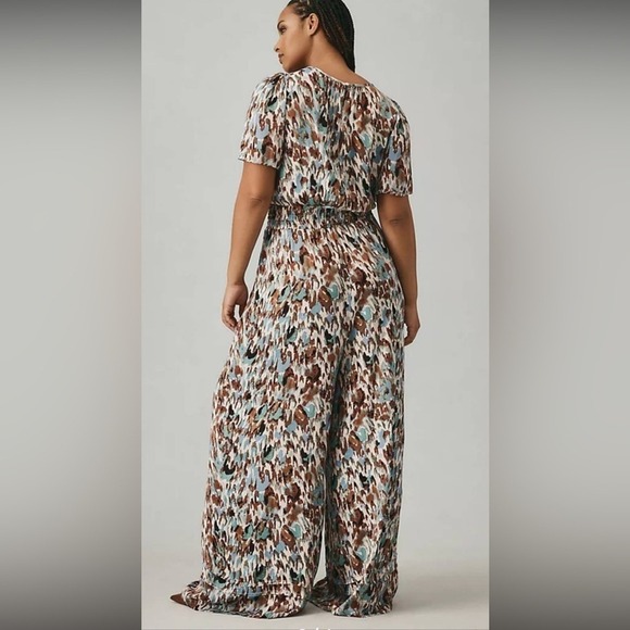 Anthropologie Pants - Anthropologie NEW Turquoise Somerset‎ Jumpsuit XST